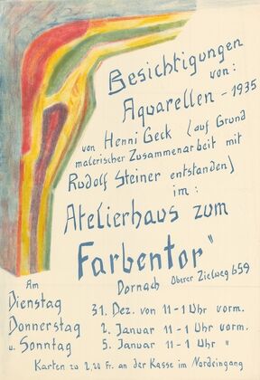 Besichtigungen von; Aquarellen –1935 (1935)