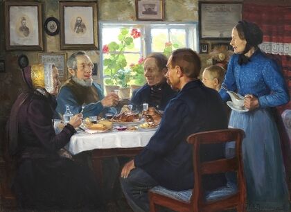 Besøg hos Væver Hans Nielsen. Abbednæs