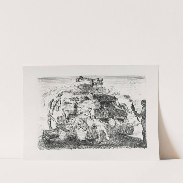 Bestattung des Patroklos (1907) by Max Slevogt