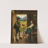 Besuch auf der Alm (1880) by Emil Rau