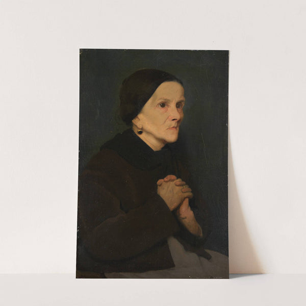 Betende Frau by Theodor Poeckh