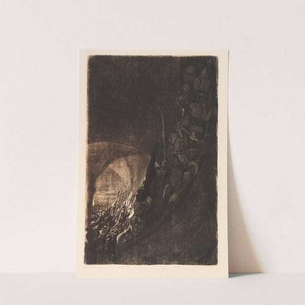Bewaffnung in einem Gewölbe (1906) by Käthe Kollwitz