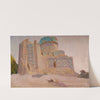 Bibi-Khanym Mosque in Samarkand. From the journey to Turkestan (1912) by Jan Ciągliński