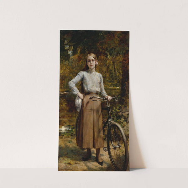 Bicyclette au Vésinet by Léon François Comerre