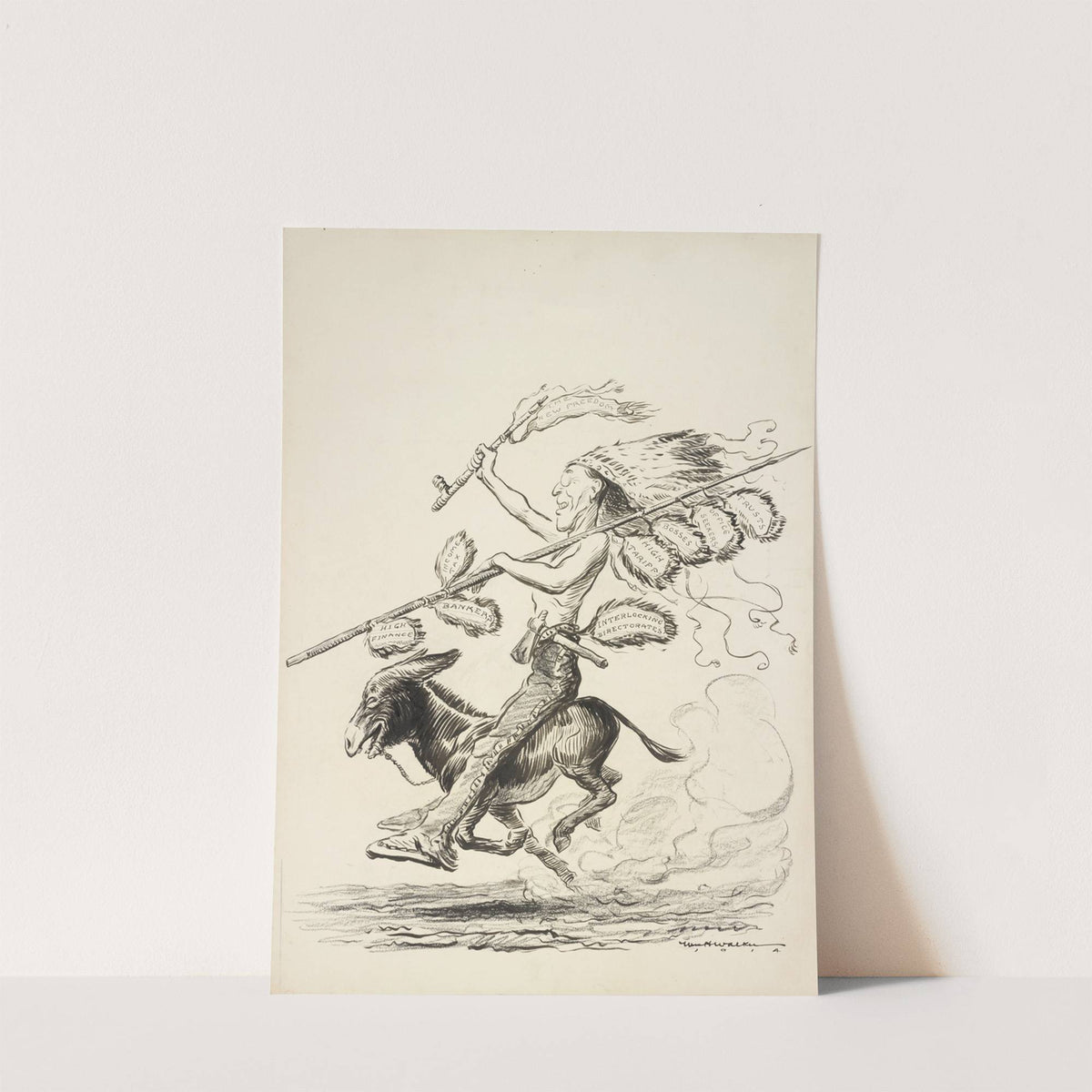 Big pale face chief (1914) by William Henry Walker