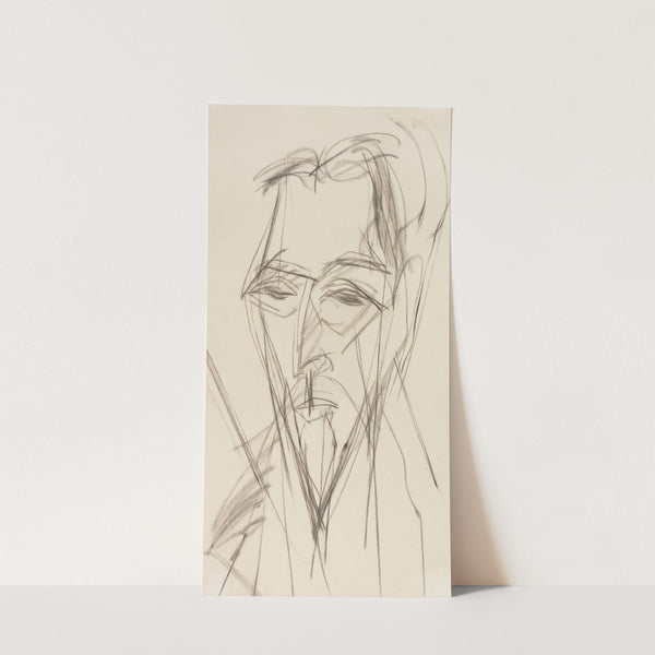 Bildnis Botho Graef (1915) by Ernst Ludwig Kirchner