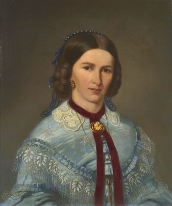 Bildnis der Berhardine Faller, geb. Kleißer (1860)