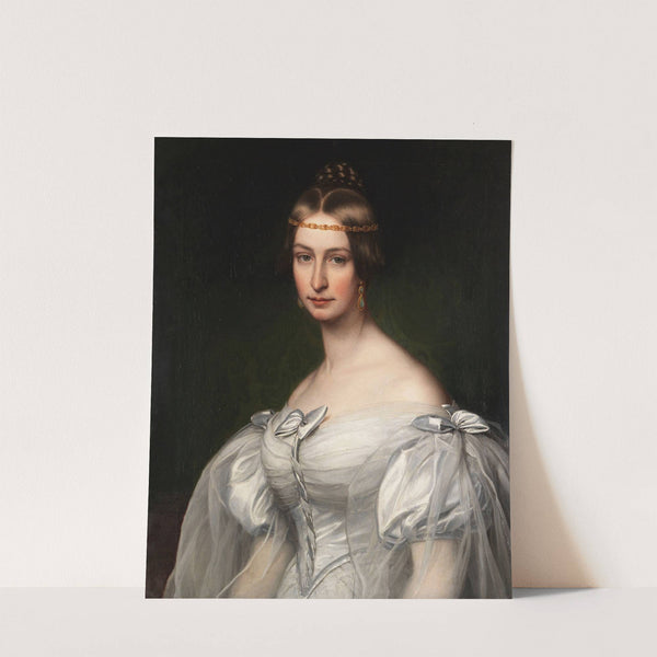 Bildnis der Caroline Krafft, geb. Platner (1811-1873) by Friedrich Dürck