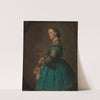 Bildnis der Frau des Künstlers, Bertha Vautier (1864) by Benjamin Vautier