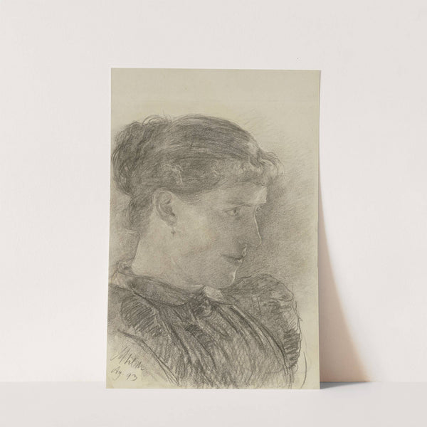 Bildnis der Schwester des Künstlers by Louis Eysen