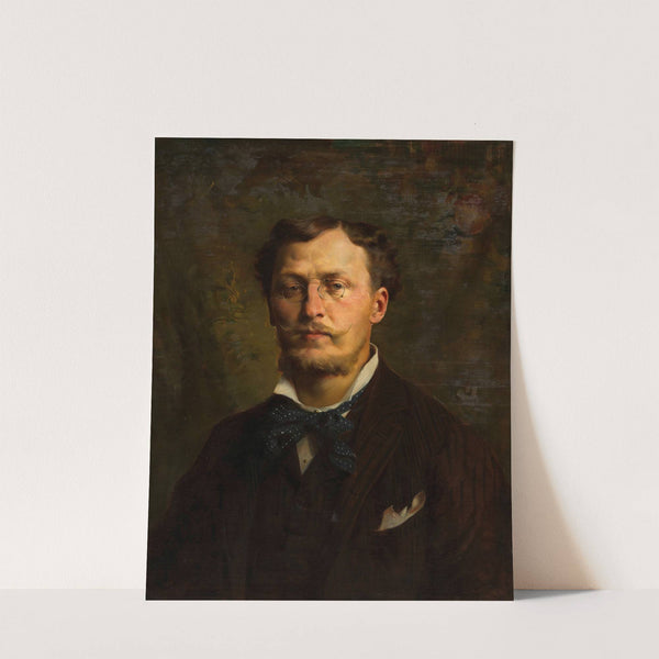 Bildnis des Architekten Otto Wagner im Alter von ca. 40 Jahren by Franz Xaver Stocker