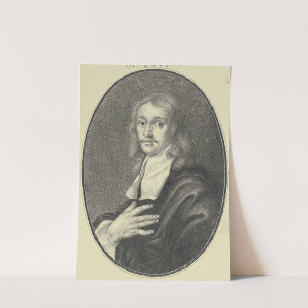 Bildnis des Bildhauers Melchior Barthel im Oval by Joachim Von Sandrart