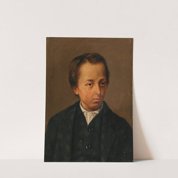 Bildnis des Bruders des Künstlers, Eduard (c. 1885-1886) by Albin Egger Lienz