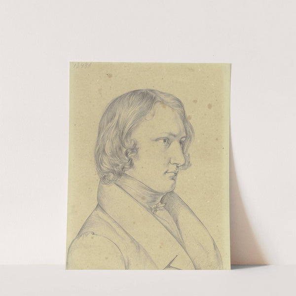 Bildnis des Georg Gottfried Gervinus by Karl Sandhaas
