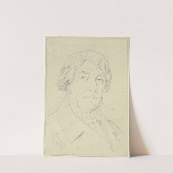 Bildnis des Komponisten Schnyder von Wartensee by August Corrodi