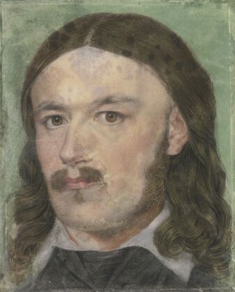 Bildnis des Kupferstechers Carl Barth in altdeutscher Tracht