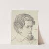 Bildnis des Kupferstechers Heinrich Merz by Carl Hoff