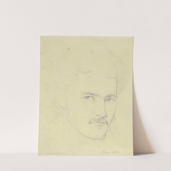 Bildnis des Kupferstechers Samuel Amsler by Nikolaus Hoff