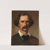 Bildnis des Malers Carl Friedrich Lessing by Emanuel Gottlieb Leutze