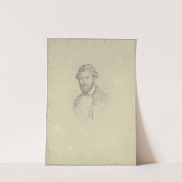 Bildnis des Musikers Dresel aus Geisenheim by Jakob Becker