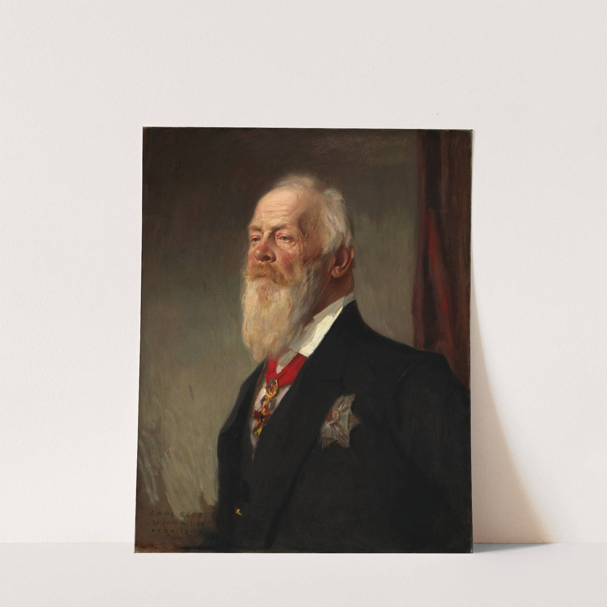Bildnis des Prinzregent Luitpold von Bayern by Carl Blos