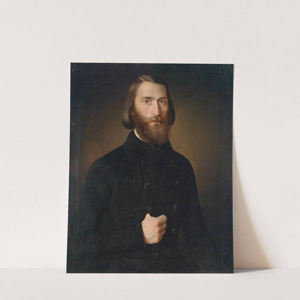 Bildnis des Theologen Carl Scholl by Theodor Schultz