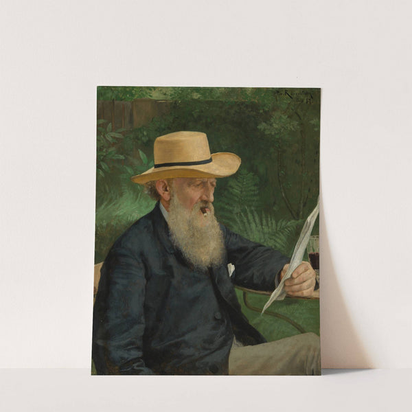 Bildnis des Vaters des Künstlers (1887) by Paul von Ravenstein