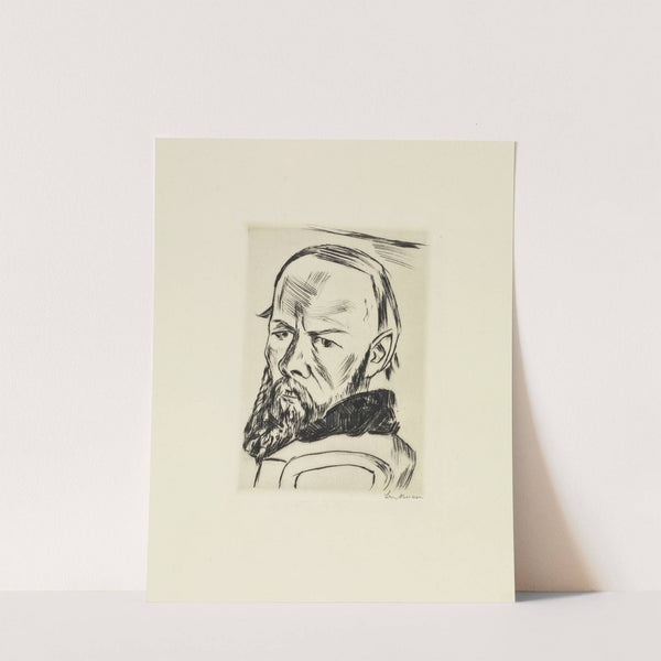 Bildnis Dostojewskis (1921) by Max Beckmann