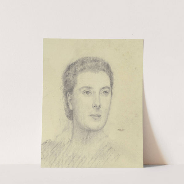 Bildnis einer Dame by Otto Scholderer
