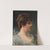 Bildnis einer Dame im Profil by Wilhelm Trübner