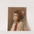 Bildnis einer Dame mit Haube in Seitenansicht by Raimund Ritter von Wichera