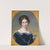 Bildnis einer Dame vor Landschaftshintergrund by Eduard Friedrich Leybold