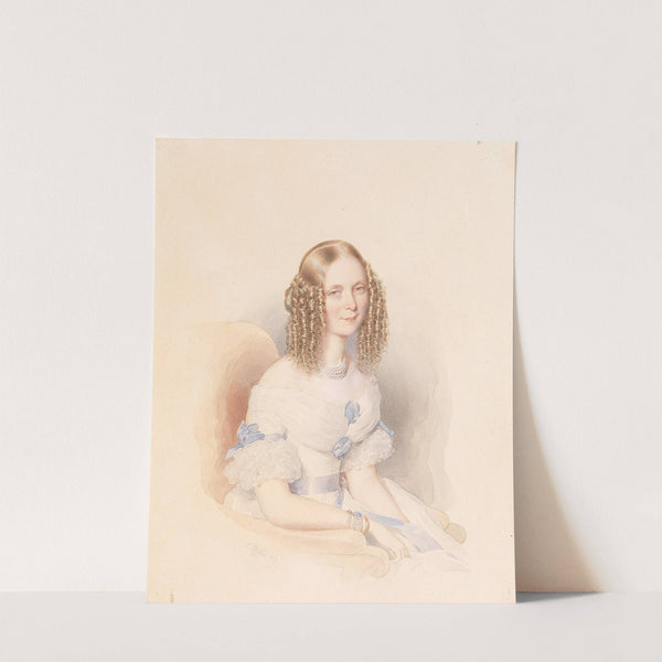 Bildnis einer jungen Frau by Leopold Fischer