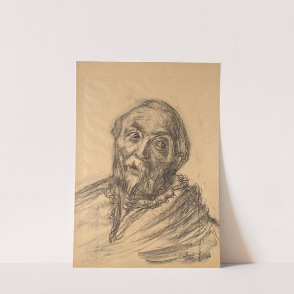 Bildnis eines alten Mannes by Walther Gamerith