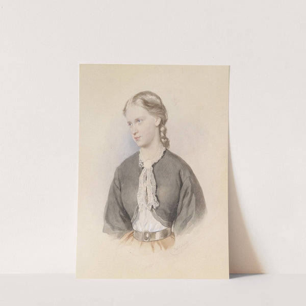 Bildnis eines blonden Mädchens by Josef Kriehuber