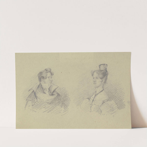 Bildnis eines Herren und einer Dame by Fritz Bamberger