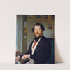 Bildnis eines Herrn vor dem Klavier by Friedrich Johann Gottlieb Lieder