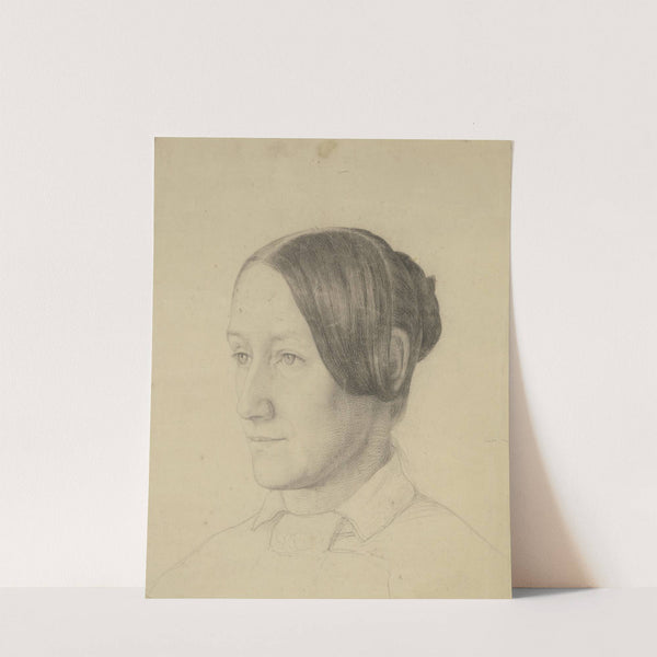Bildnis Emilie Scholderer, Mutter des Künstlers by Otto Scholderer