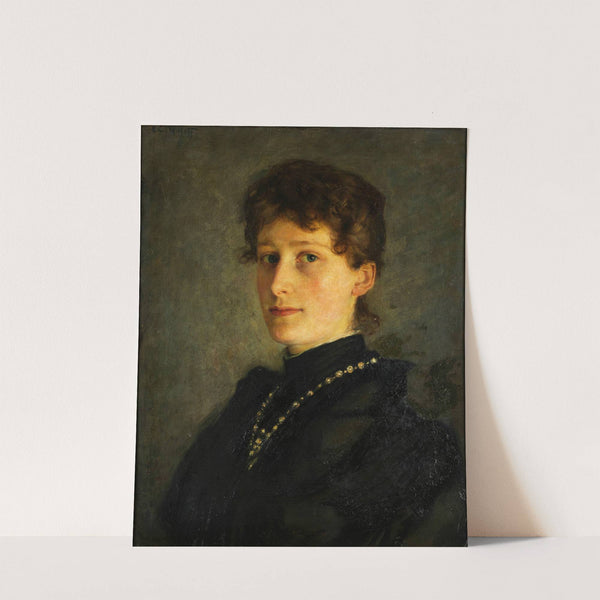 Bildnis Friederike Flur by Karl Hoff
