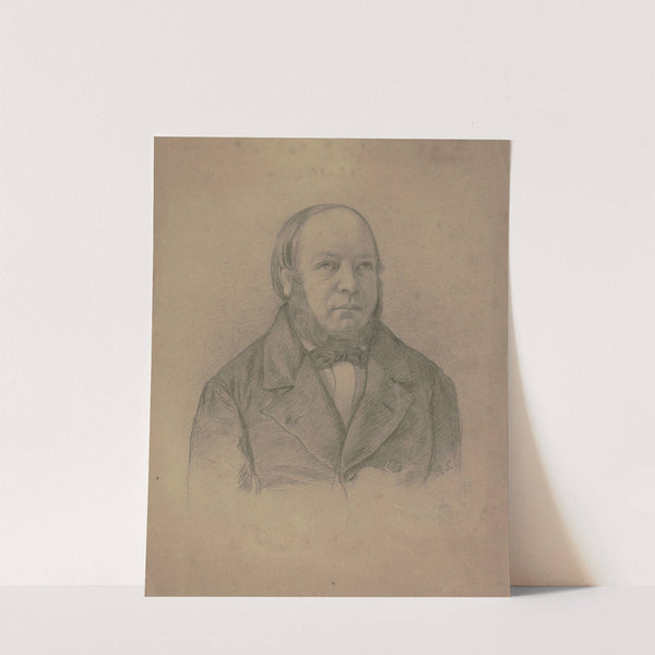 Bildnis Johann Christof Scholderer, der Vater des Künstlers by Otto Scholderer