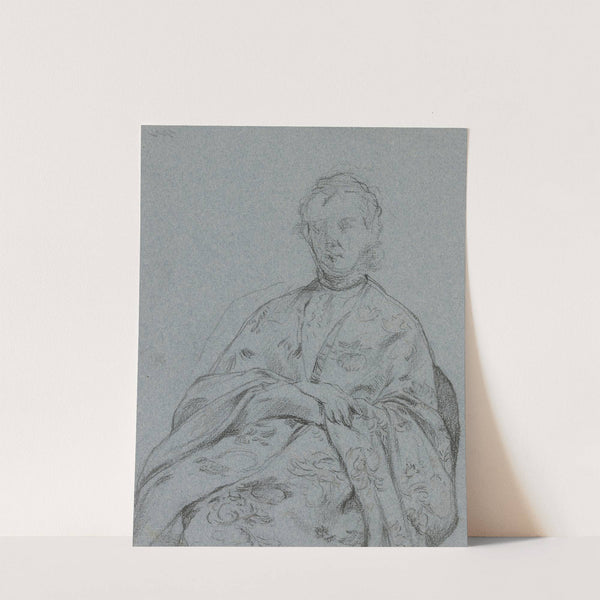 Bildnis Luise Scholderer by Otto Scholderer