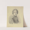 Bildnis Mathilde Hoff, Schwester des Künstlers by Johann Jakob Hoff