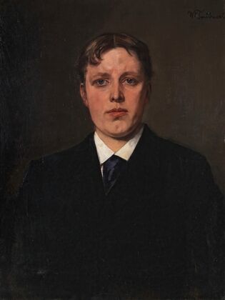 Bildnis Nikolaus Trübner, Bruder des Künstlers