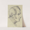 Bildnis Schmidt im Profil nach rechts by Carl Hoff