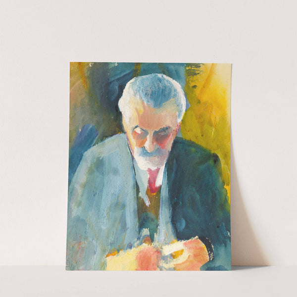 Bildnisstudie Bernhard Koehler (1913) by August Macke