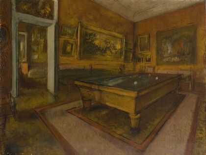 Billiard Room at Ménil-Hubert