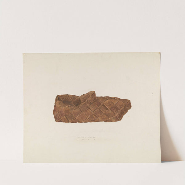 Birch Bark Shoe by Eugene C. Miller