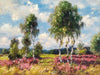 Birches in a heath landscape, Viktring (Carinthia)