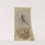 Bird on a stalk, singing (1883) by Fidelia Bridges