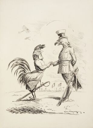 Birds of a feather. Let me extend to you the Freedom of France (1917) — size preview